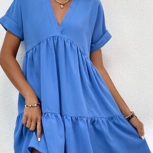 SHEIN Blue Mini Dress